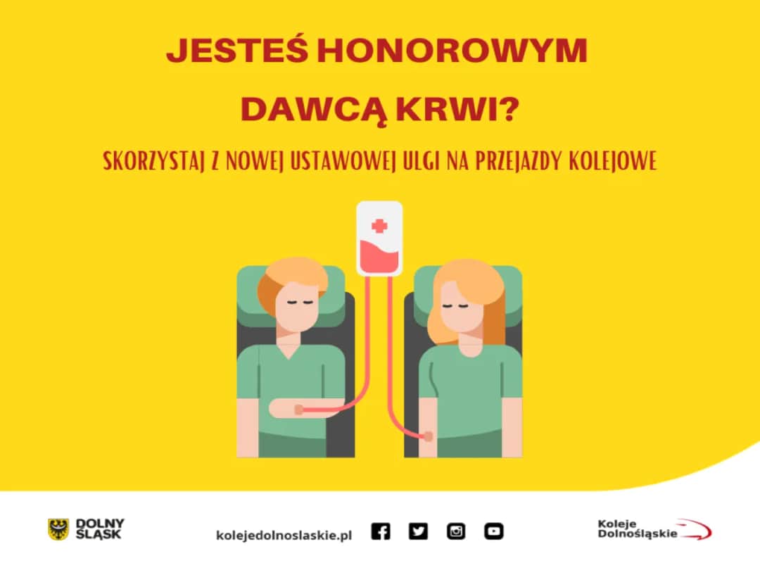 Zniżki dla krwiodawców w pkp - jak skorzystać?